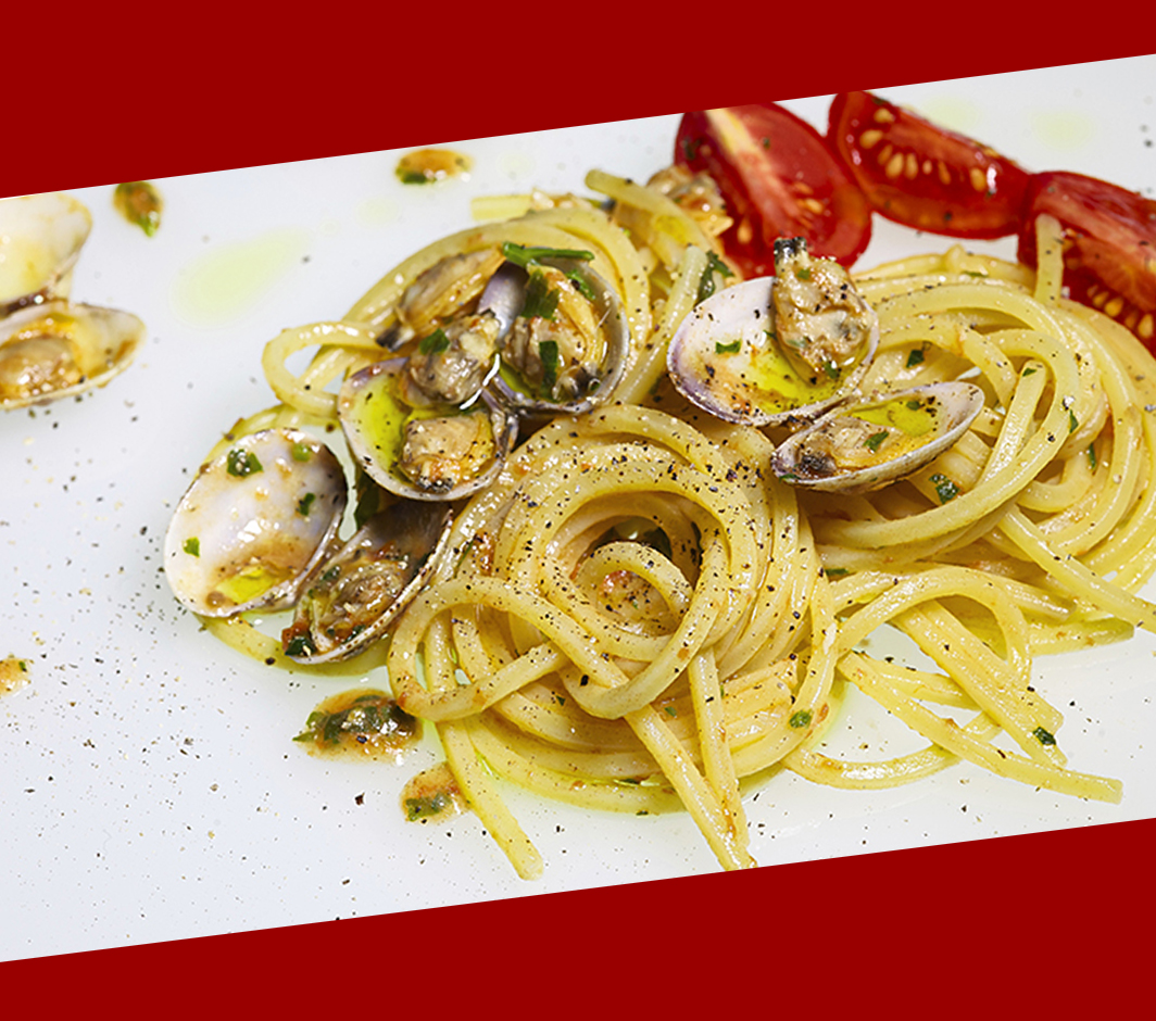 Scialatielli con vongole e pomodorini